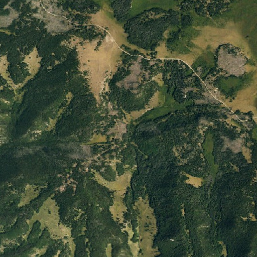 Aerial imagery of Cisneros Trail, CO