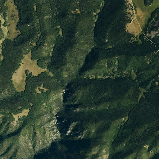 Aerial imagery of Cisneros Creek, CO