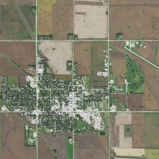 Aerial imagery of Elbert Park, IA