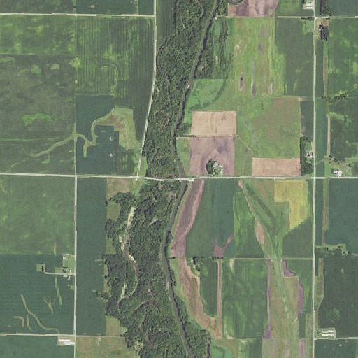 Aerial imagery of Hamms Bridge Access, IA