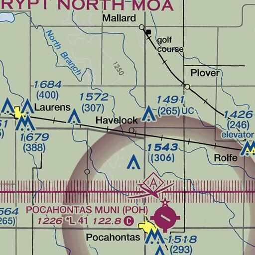 FAA VFR chart of Pro Co-op Elevator, IA