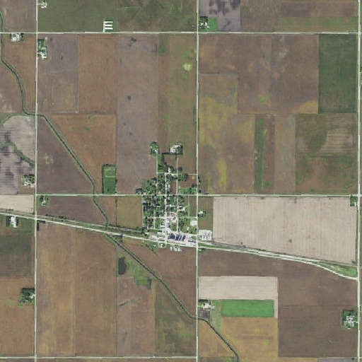 Aerial imagery of Pro Co-op Elevator, IA