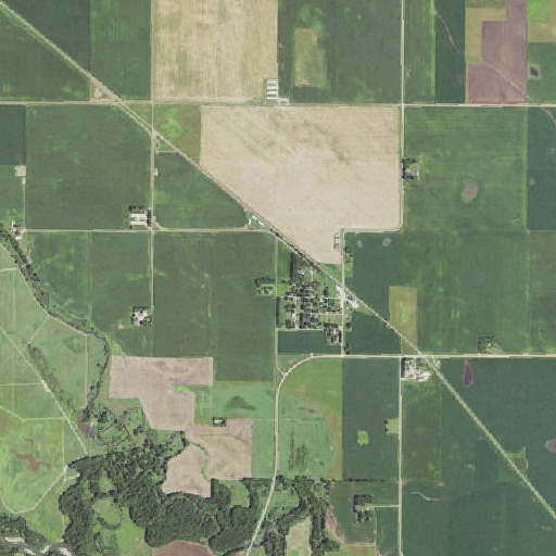 Aerial imagery of Rodman Elevator, IA