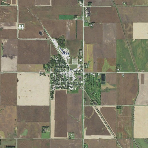 Aerial imagery of Mallard, IA