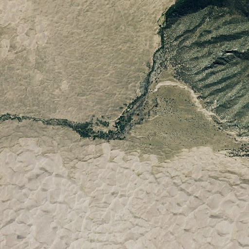 Aerial imagery of Cold Creek, CO