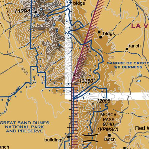 FAA VFR chart of Mount Herard, CO