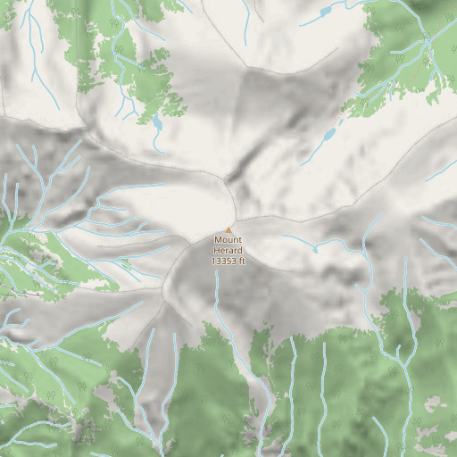 OpenStreetMap map of Mount Herard, CO