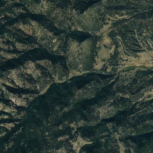 Aerial imagery of Middle Bruff Creek, CO