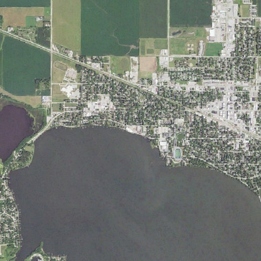 Aerial imagery of Methodist Manor, IA