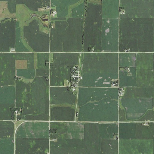 Aerial imagery of First Cooperative Association Elevator, IA