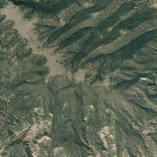 Aerial imagery of Black Mountain, CO