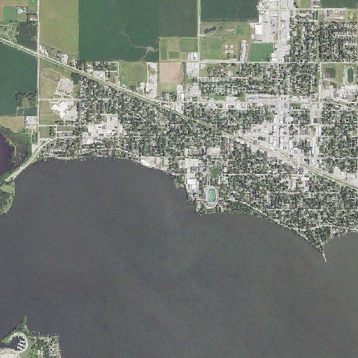 Aerial imagery of Scout Park, IA