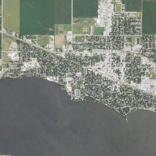 Aerial imagery of Dixon-Eilers Hall, IA