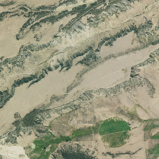 Aerial imagery of Racetrack Flats, CO