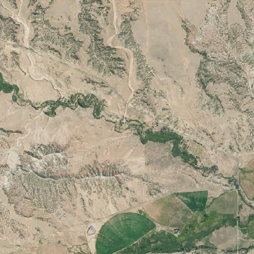 Aerial imagery of Sand Arroyo, CO