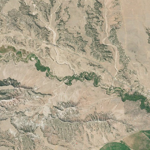 Aerial imagery of Milligan Arroyo, CO