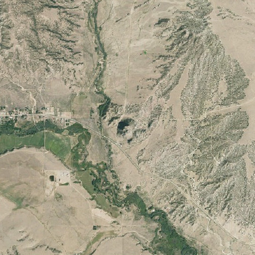 Aerial imagery of Gardner Butte, CO