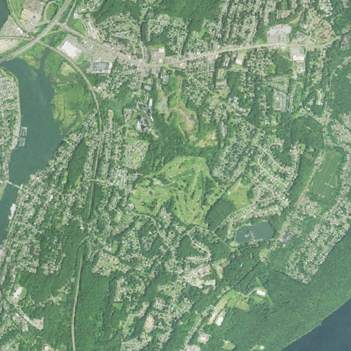 Aerial imagery of Alling Memorial Golf Course, CT