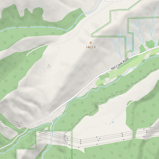 OpenStreetMap map of The Dalles Division, OR