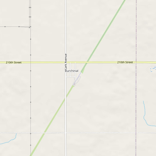 OpenStreetMap map of Burchinal, IA
