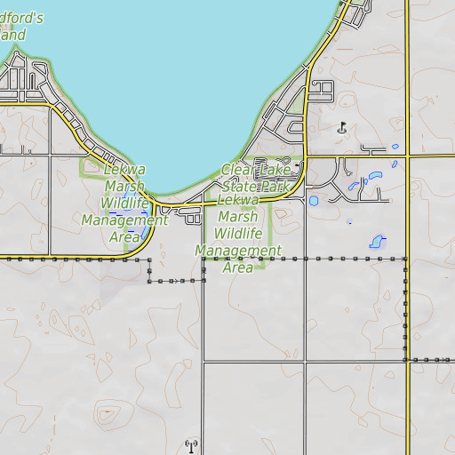 OpenTopoMap map of Arrowhead Golf Course, IA