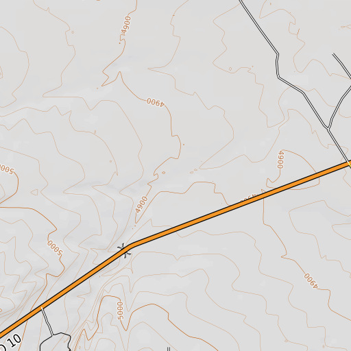 OpenTopoMap map of Carr Windmill, CO