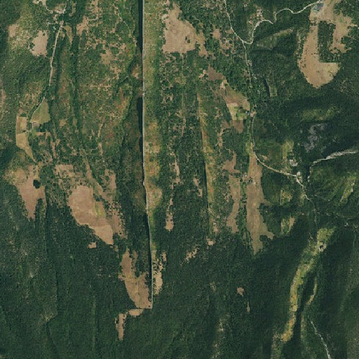Aerial imagery of McDonald Spring, CO