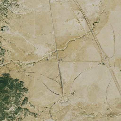 Aerial imagery of Ludlow Memorial, CO