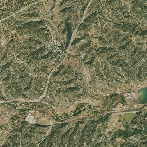 Aerial imagery of Second Cokedale Mine, CO