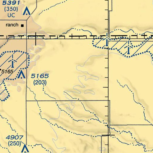 FAA VFR chart of Antelope Spring, CO