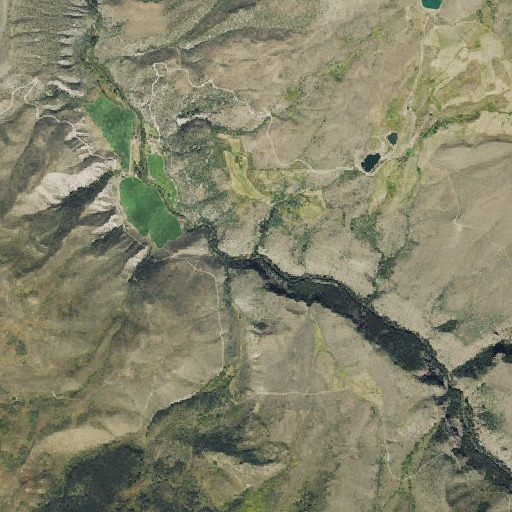 Aerial imagery of Spring Draw, CO