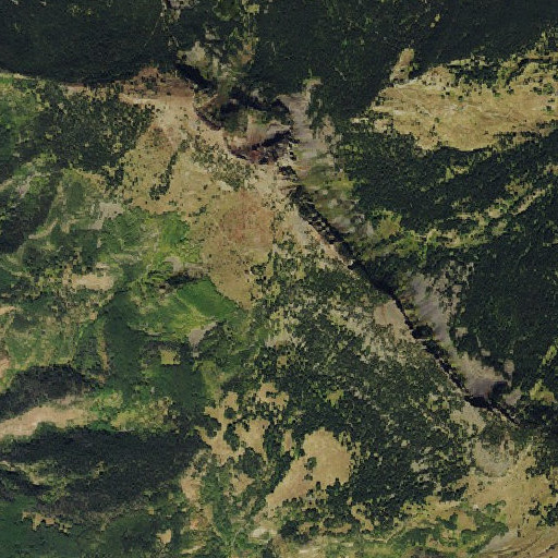 Aerial imagery of Piney Peak Spring, CO