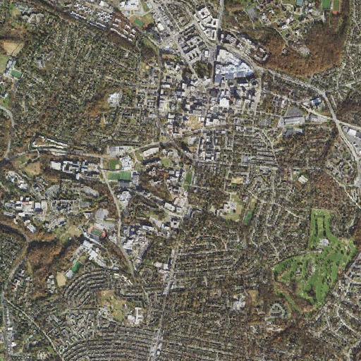 Aerial imagery of Richmond Hall, MD