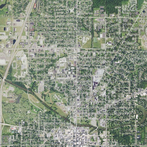 Aerial imagery of Shafer Library, OH