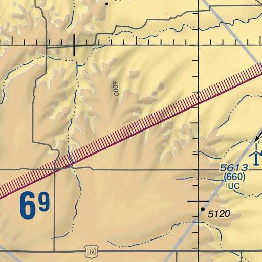 FAA VFR chart of Watt Spring, CO