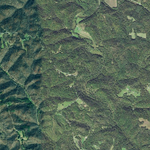 Aerial imagery of Union Ridge Cemetery, OH
