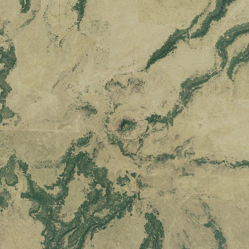 Aerial imagery of Lone Butte, CO