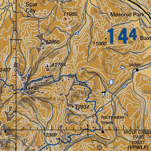 FAA VFR chart of Stair Steps, CO