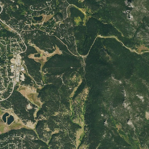 Aerial imagery of Mount Thomas, CO