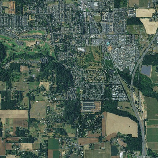 Aerial imagery of Rees City Park, OR