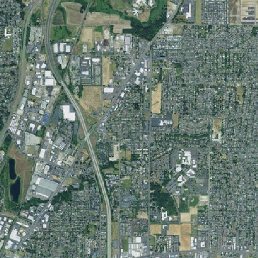 Aerial imagery of Denny County Park, OR
