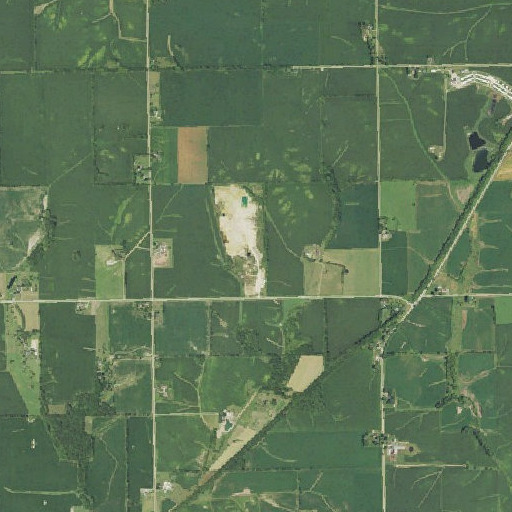 Aerial imagery of Schoonhoven Quarry, IL