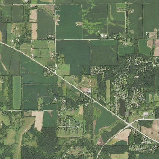 Aerial imagery of Cooling Quarry, IL