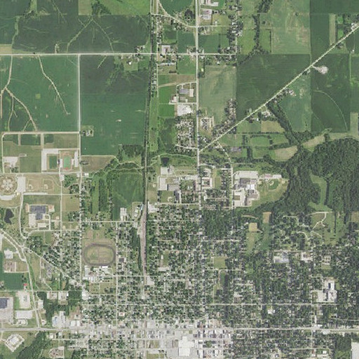 Aerial imagery of Watson Hall, IA