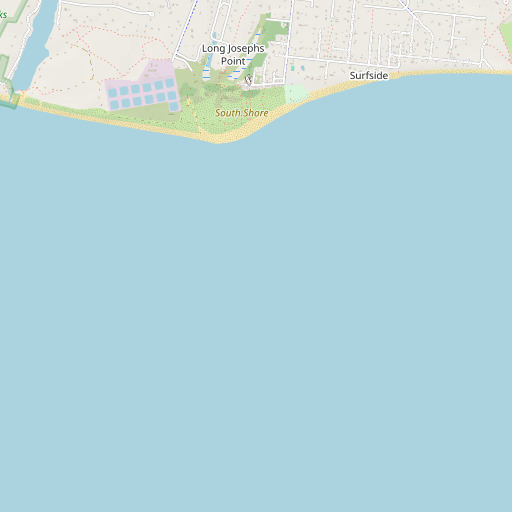 OpenStreetMap map of Surfside Beach, MA