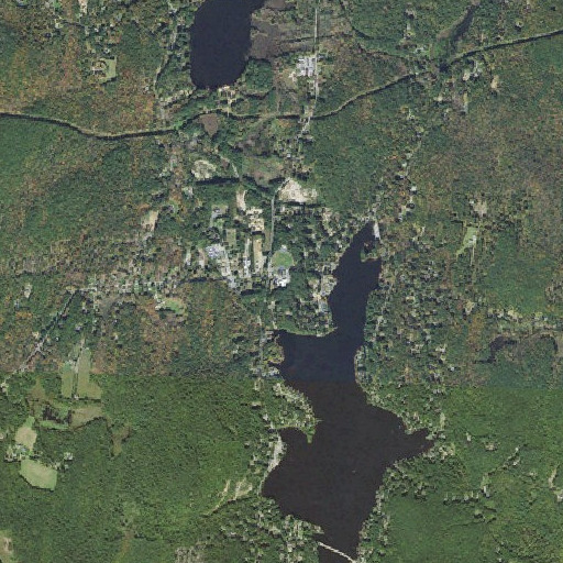 Aerial imagery of Holland Elementary School, MA