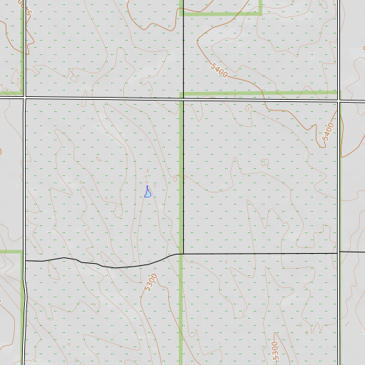 OpenTopoMap map of Halter Windmill, CO