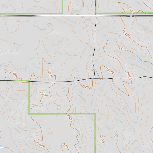 OpenTopoMap map of Phillips Windmill, CO