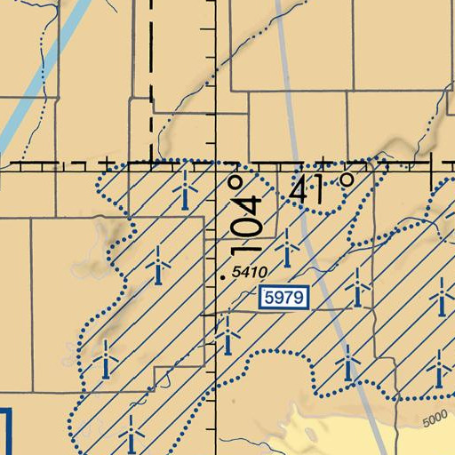 FAA VFR chart of Sample Windmill, CO