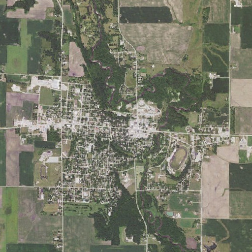 Aerial imagery of Early Mansion, IA